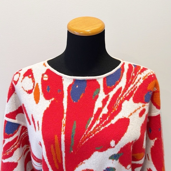 Rosie Assoulin Elad’s Dad Cashmere Wrap Sweater - Picture 7 of 13